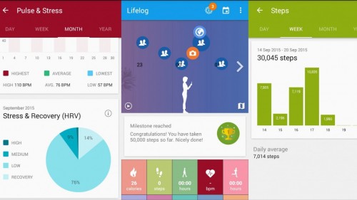 Sony SmartBand 2: The apps