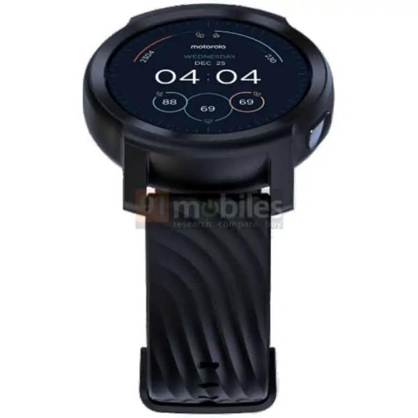 Вот наш лучший взгляд на дизайн Moto Watch 100