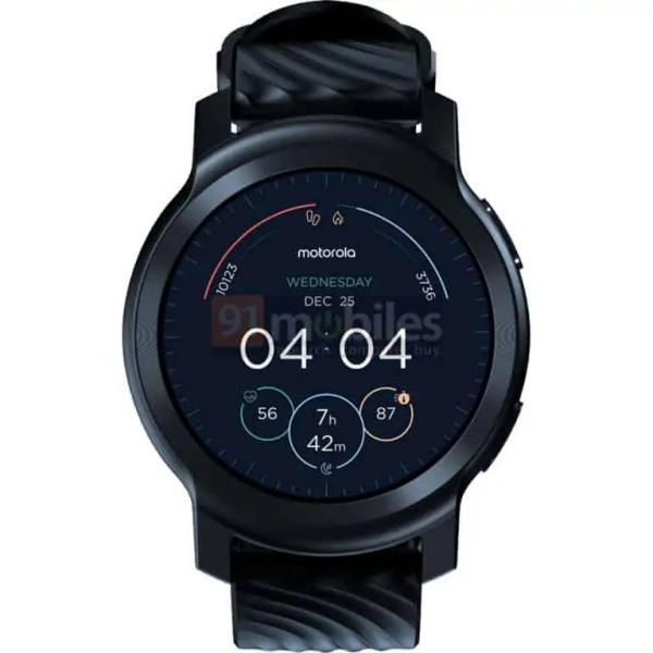 Вот наш лучший взгляд на дизайн Moto Watch 100