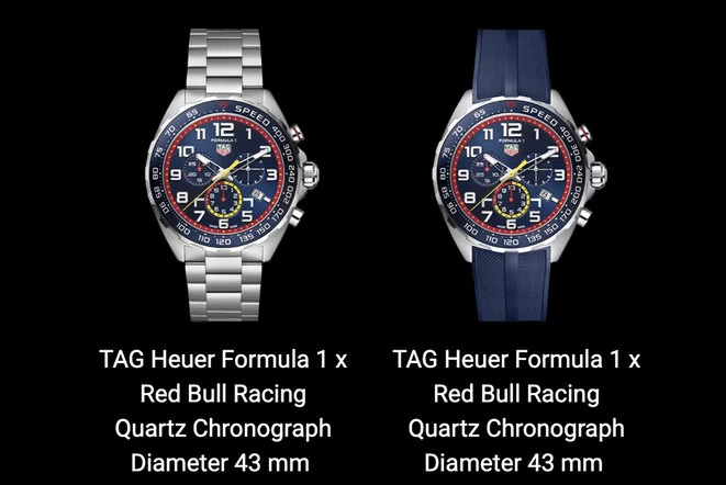 Модель TAG Heuer Formula 1 Red Bull Racing Special Edition сочетает в себе спортивный стиль и элегантность.