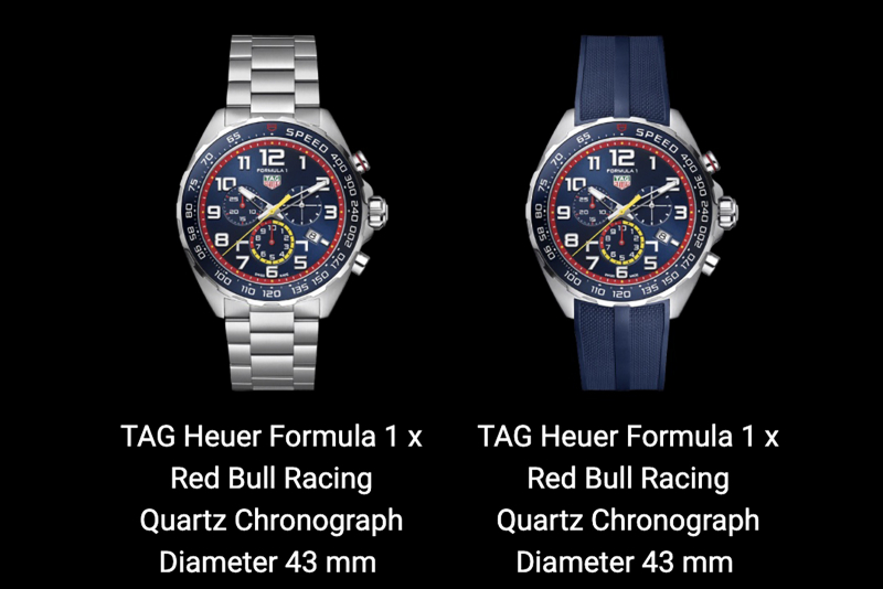 Модель TAG Heuer Formula 1 Red Bull Racing Special Edition сочетает в себе спортивный стиль и элегантность.