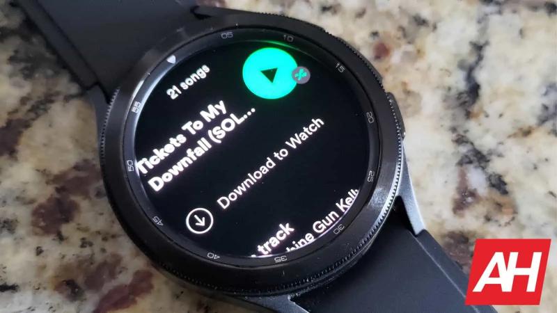 Как загрузить свой плейлист Spotify на Galaxy Watch 4